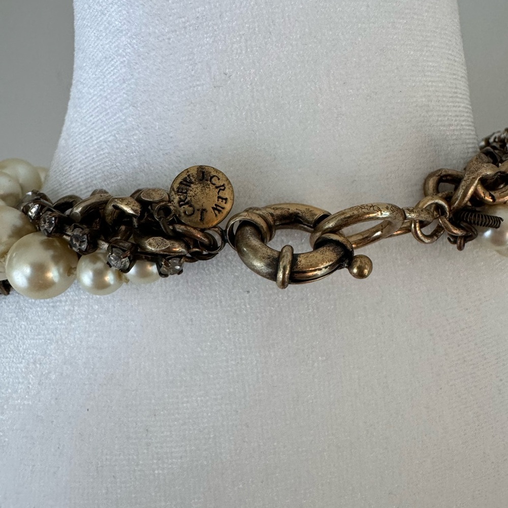 Fenton Fallon for J. Crew Pearl and Mixed Metal Multi-Strand Necklace - Picture 3 of 3